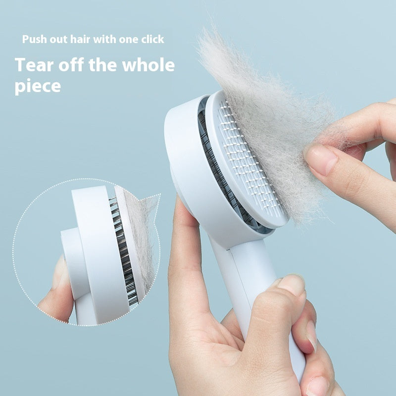 Pet Needle Comb Hair Remover Brush Cat Pet Comb Self Cleaning Massage Brushes Grooming Supplies